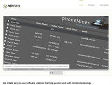 Tablet Screenshot of amraksoftware.com
